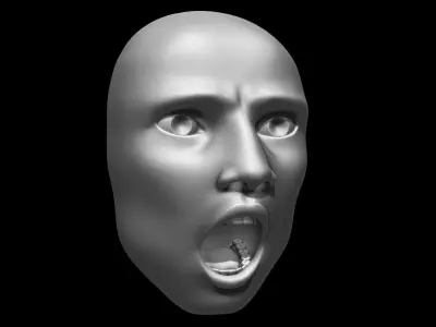 Face Wall Art 3D print model