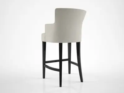 The Sofa and Chair Co Paris Carver Barstool 3D model
