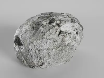 Mossy Stone Free 3D model
