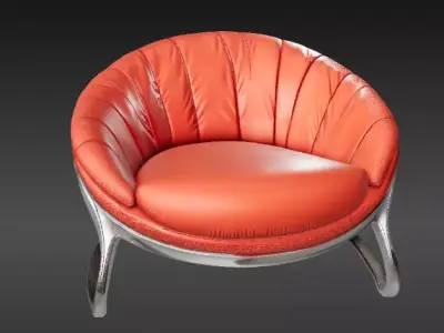 Premium Lounge Chair 3D Model Luxury Furniture  3D model