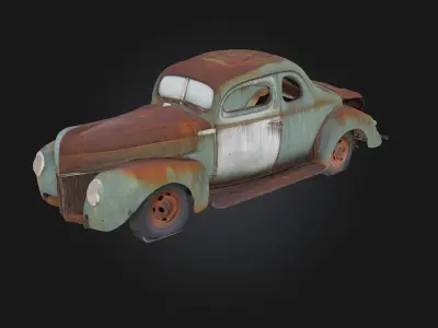 Rustic Relic  Weathered Elegance from a Forgotten Era 3D model