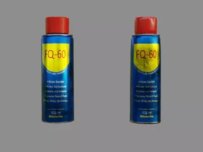 Lubricant Spray - Low and High poly Low-poly 3D model