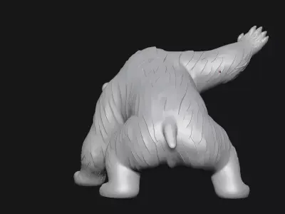 Bear sculpture 3D print model order