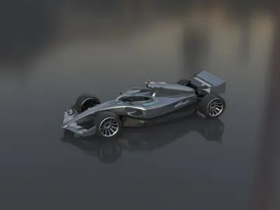 f1 modeling 3D model