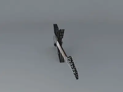 X Factor guitar Free 3D model