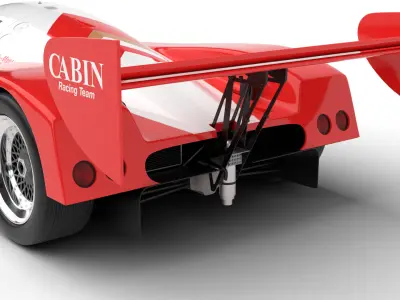 Nissan R90CK Cabin Racing 1990 3d model 3D model