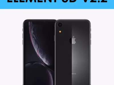 iPhone XR Black  3D model