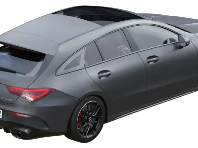 Mercedes-Benz AMG CLA 35 Shooting Brake 3D model