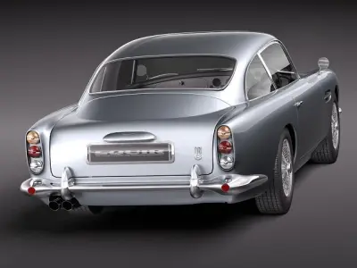Aston Martin DB5 - 1963 3D model
