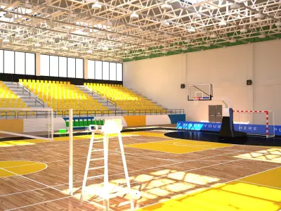 Multipurpose Stadium 3D model