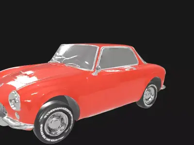 Vintage Car 3D Model 3D model