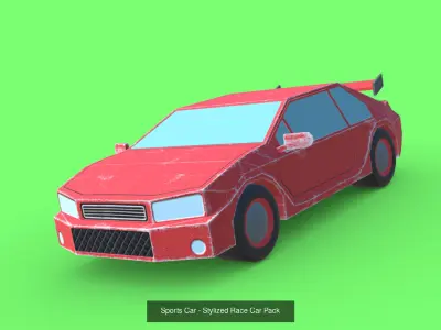 Stylized Race-Demolition Car Pack