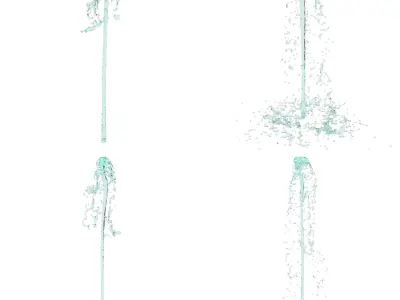 20 Water fountain collection 3D model