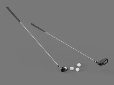 Golf Set 3D model