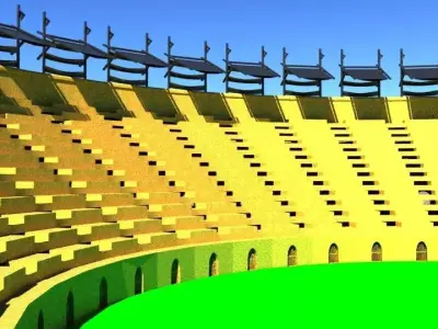 STADIUM1 coliseum in italy - coliseum in italy 3D model