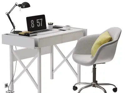 Hunter Grey  workplace selseyliving 3D model