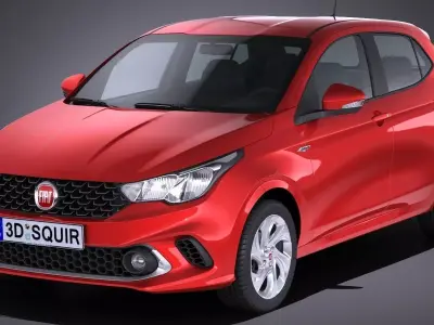 Fiat Argo 2018 3D model