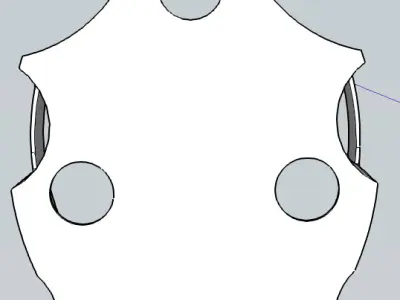 Speaker enclosure for Harley Davidson front lowers - CUSTOM 3D print model