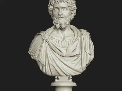 Printable bust of Septimius Severus Emperor 3D print model