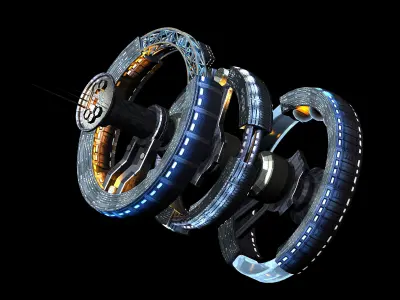 Satellite-Spaceship-Xingxu 05 3D model