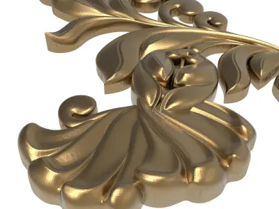 decorative pattern ready for 3D printing 3D model 31