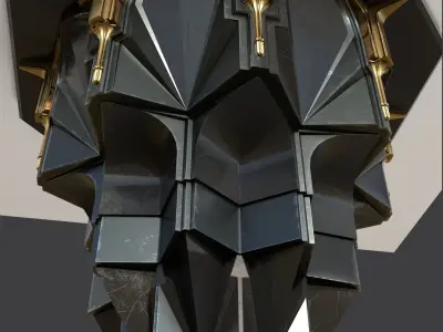 center muqarnas Low-poly 3D model