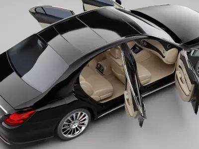 Mercedes Benz S65 W222 2014 3D model