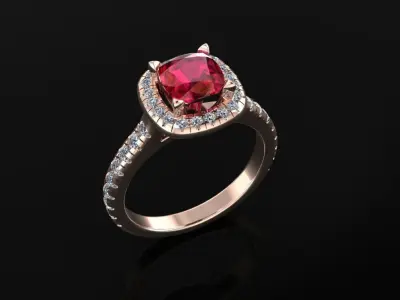 Women Ring 31 3D print model