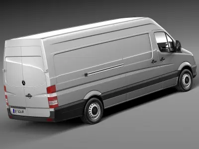 Mercedes-Benz Sprinter long high 2014 3D model