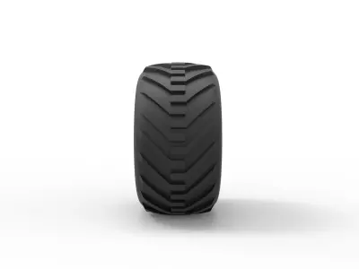 Offroad wheel 6 3D print model