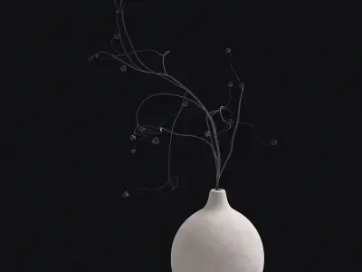 Decor Vases Set 4 3D model