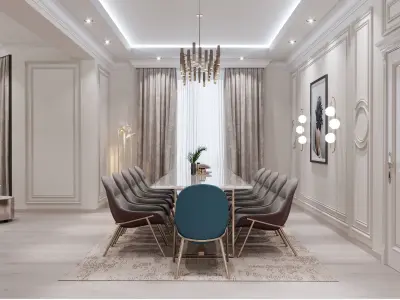 INTERIOR NEOCLASSIC FULL  3D model