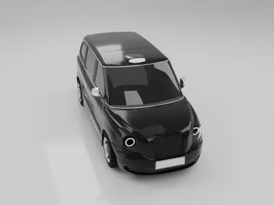 London Taxi-Levc TX 2017 3D Model 3D model