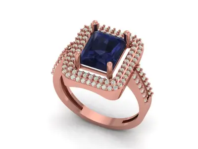 Stone Ring 3D print model buy