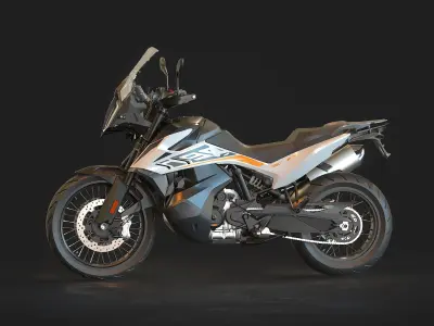 Base model  KTM 790 Adventure 2019 3D model
