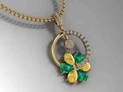 sport pendant 3D print model