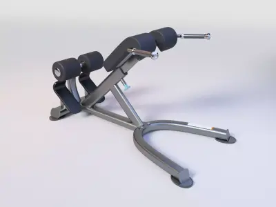 ROMAN CHAIR Gym Equipment Free low-poly 3D model