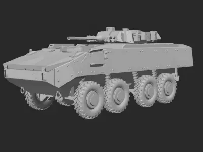 Piranha 3 denmark 3D print model