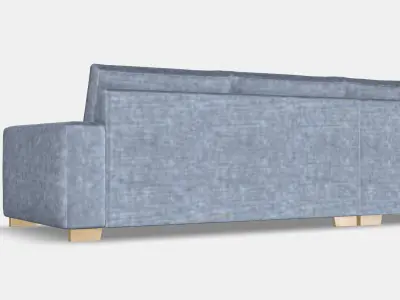 SORVALLEN Corner sofa 3-seat 1 Low-poly 3D model