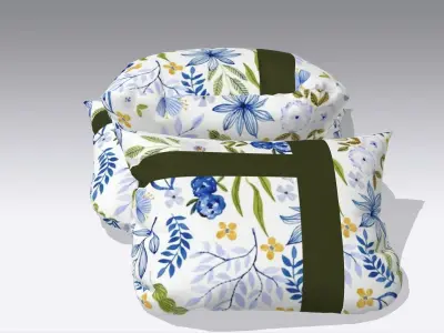 Pillow Low-poly 3D model buy