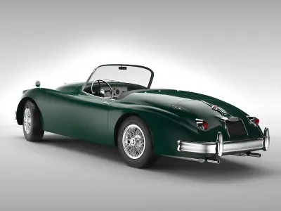 Jaguar XK150 1957-1961 3D model