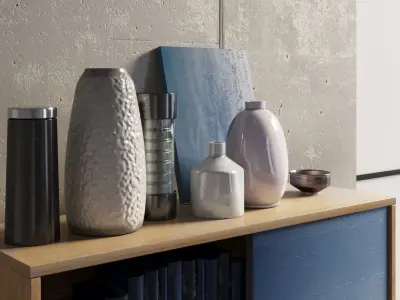 Interior decoration 3D model purchase