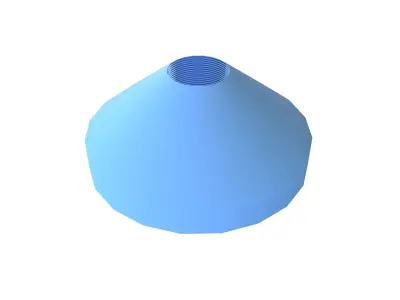 Pile of Soccer Cones v1 001 Low-poly 3D model