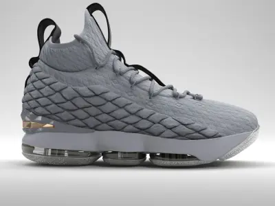 Nike LeBron 15 Basketball PBR 3D model