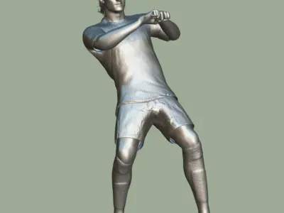 Francesco Totti As Roma 3d animation 3D model