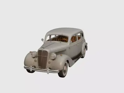 1930s Early Vintage Sedan 3D model 3D model