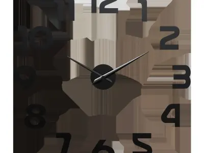 Wall clock Yorkwell 3D model