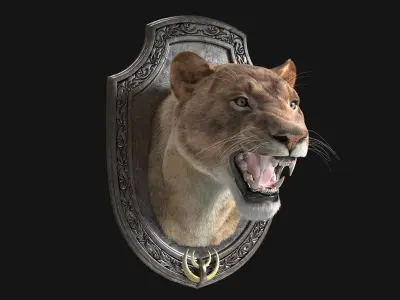 LIon Trophy 3D model