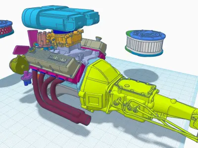 1-25th scale 351 Cleveland add ons 3D print model