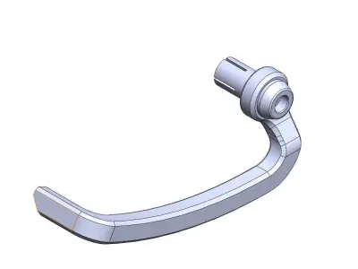 MOTORCYCLE BRAKE LEVER GUARD 3D print model